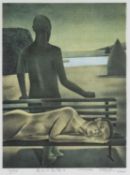 WEI JIA (Chinese, b. 1975) lithograph - Park Bodies, signed, dated 2000 and numbered 13/15 in