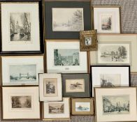 VARIOUS ARTISTS /ENGRAVERS prints and paintings - including many seascapes and boating scenes,
