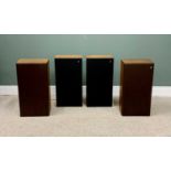 ACOUSTIC RESEARCH HI-FI SPEAKERS x 4, 75cms H, 40cms W, 28cms D