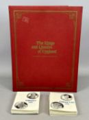 JOHN PINCHES KINGS & QUEENS OF ENGLAND FIRST EDITION STERLING SILVER PROOF SET, circa 1970 in