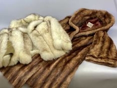 LADIES MID-CENTURY FUR COATS, including long mink or sable coat by Dickins Jones, Regent Street, and
