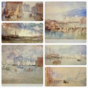 AFTER J M W TURNER (1775-1851) LAURENCE & TURNER limited edition colour (163/5000) prints - Scenes