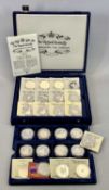 ROYAL MINT THE ROYAL FAMILY COMMEMORATIVE SILVER PROOF SET WITH OTHERS x 25, mainly with