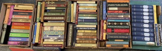 FOLIO SOCIETY BOOKS (APPROX. 90) various topics to include volumes A History of England, Jane