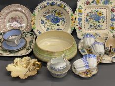 CABINET & OTHER CHINA ASSORTMENT, to include Royal Worcester shell dish, pattern 1404, Masons