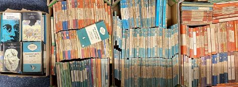 LARGE COLLECTION OF PENGUIN BOOKS 1930s onwards, contained in four boxes