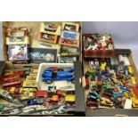 DIECAST COLLECTABLE SCALE MODEL VEHICLES, A LARGE COLLECTION, makes including Corgi, Matchbox,