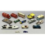 DINKY TOYS DIECAST SCALE MODEL VEHICLES, A COLLECTION, to include fire engine, Guy truck