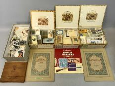 A LARGE COLLECTION OF CIGARETTE CARDS, Wills Player's, Senior Service, Golden Knight ETC