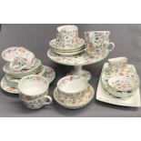 MINTON HADDON HALL TEAWARE (APPROX. 27 PIECES)