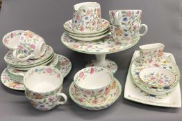 MINTON HADDON HALL TEAWARE (APPROX. 27 PIECES)