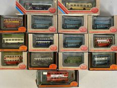 EXCLUSIVE 1ST EDITIONS 1-76 SCALE DIECAST MODEL BUSES x 15, boxed