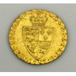 GEORGE III GOLD SPADE GUINEA, 1797, 25mm diam., 8.4g