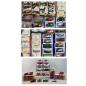 A COLLECTION OF BOXED DIECAST SCALE MODEL VEHICLES mainly Oxford Diecast commercials and buses,