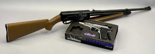 CROSMAN 2200 MAGNUM MODEL 2200A AIR RIFLE, and a Colt Double Eagle 6mm BB pistol