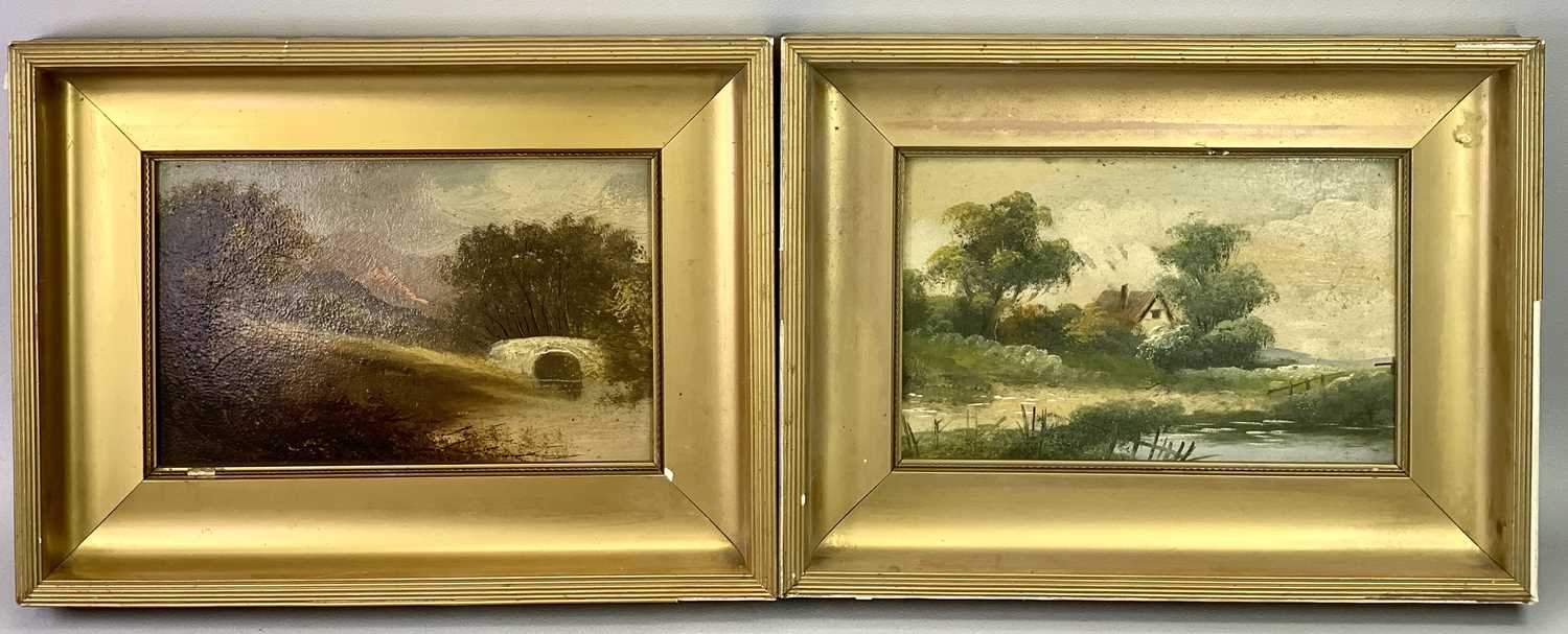 F W BANNISTER oil paintings on board (2) - title verso 'Spring Northwood' and 'Early Morning North - Image 5 of 7