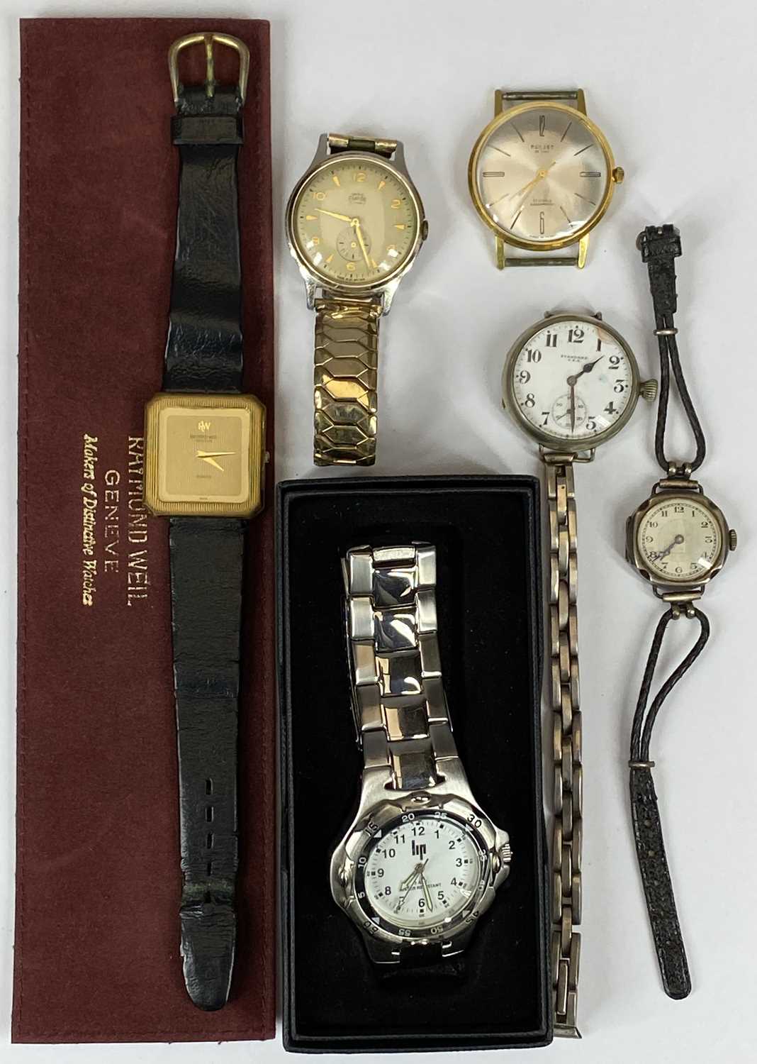 VINTAGE & LATER LADY'S AND GENTS WRISTWATCHES x 6, to include a silver cased lady's wristwatch - Image 2 of 2