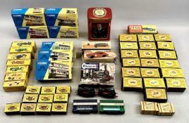 VARIOUS EMPTY BOXES FOR DIECAST MODEL VEHICLES, including Dinky Supertoys 511 Guy 4-ton lorry,