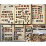 COLLECTION OF WORLD STAMPS, QV ONWARDS, The Ideal Postage Stamp album, The Senator Album, and The