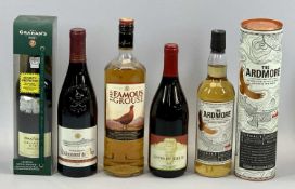 ARDMORE HIGHLAND SINGLE MALT SCOTCH WHISKY, 70cl, Famous Grouse Blended Scotch Whisky, 1L, Graham