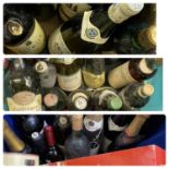VARIOUS WINES, RED, WHITE & SPARKLING STANDARD, HALF & MINIATURE SIZES over 40 bottles