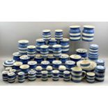 T G GREEN CORNISH WARE, A COMPREHENSIVE COLLECTION OF KITCHENWARE, including storage jars, mixing