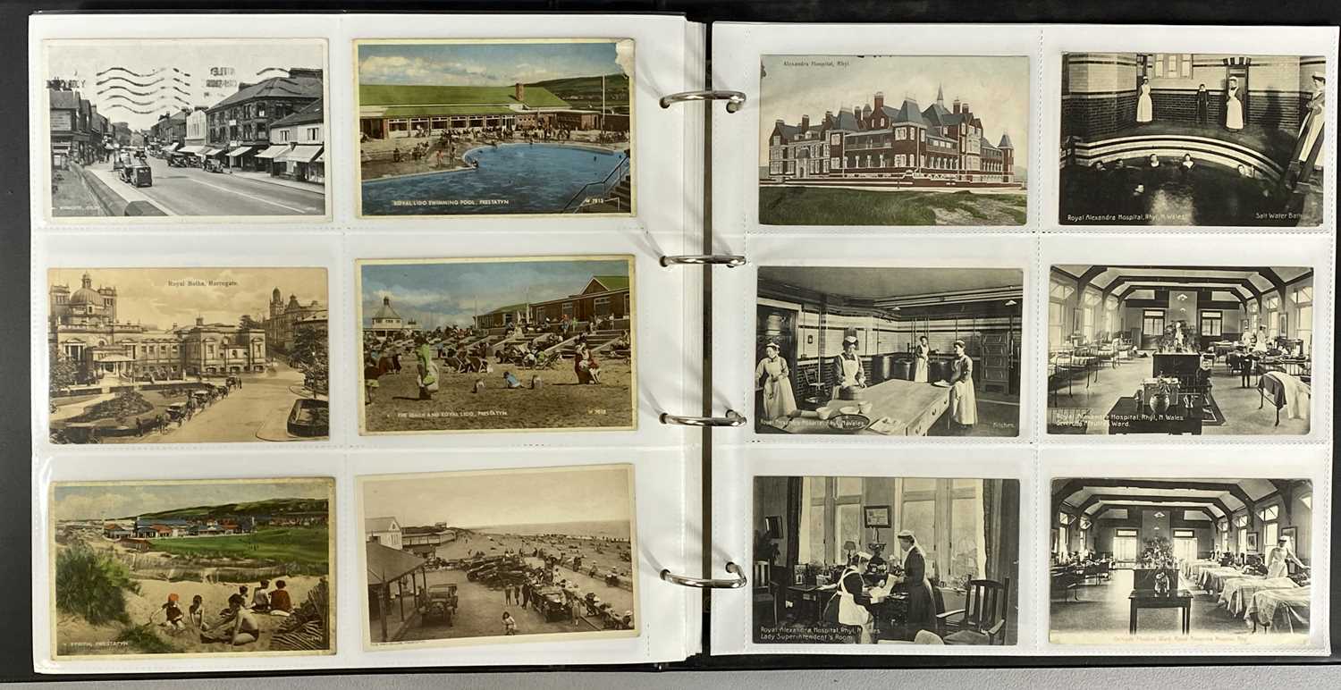 ALBUM OF ANTIQUE & VINTAGE POSTCARDS, colour and black and white, Llandudno and others, approx. 300 - Image 4 of 6