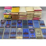 LARGE COLLECTION OF ORDNANCE SURVEY MAPS, 1-inch and 1:50,000, with other cloth mounted vintage maps