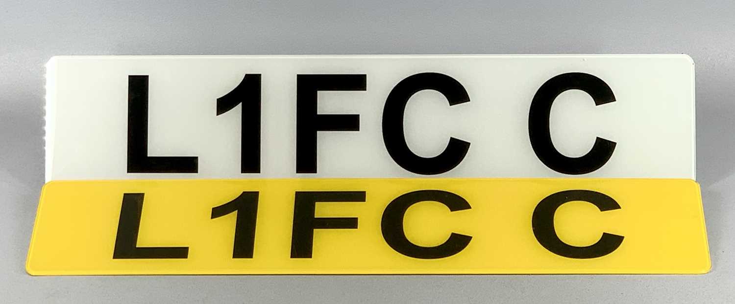 Liverpool FC football club / soccer memorabilia cherished number plate being L1 FCC relating to '