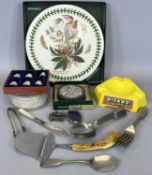 SILVER PLATED WARE & OTHER COLLECTABLES GROUP, to include a mixed quantity of table cutlery, boxed