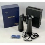 SWIFT SATELLITE BINOCULARS, 20x80 wide field, model no. 846, with carry case and box