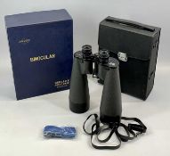 SWIFT SATELLITE BINOCULARS, 20x80 wide field, model no. 846, with carry case and box