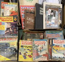 VINTAGE MOTORING EPHEMERA, including 1960s publications 'Practical Motorist', 'The Motor', '