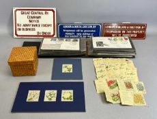 COLLECTION OF ROYAL MAIL FIRST DAY COVERS / FIRST DAY OF ISSUES, total 90, Kensitas flower silks, an