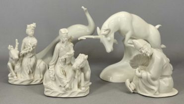 ROYAL DOULTON CLASSICS 'IMAGES OF NATURE' FIGURINE 'MAJESTIC HN4177', 18cms H, Royal Dux white