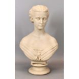 COPELAND ART UNION OF LONDON PARIAN BUST OF PRINCESS ALEXANDRA, 19th Century, after a model by