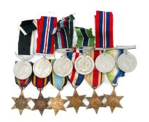 THE MILITARY CLUB HOUSE: ASSORTED BRITISH & COMMONWEALTH MEDALS, including six George VI World War