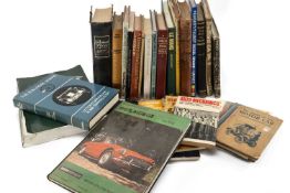 THE MOTORING CLUB HOUSE: QUANTITY OF VINTAGE CAR MANUALS, BROCHURES & RELATED BOOKS Provenance: