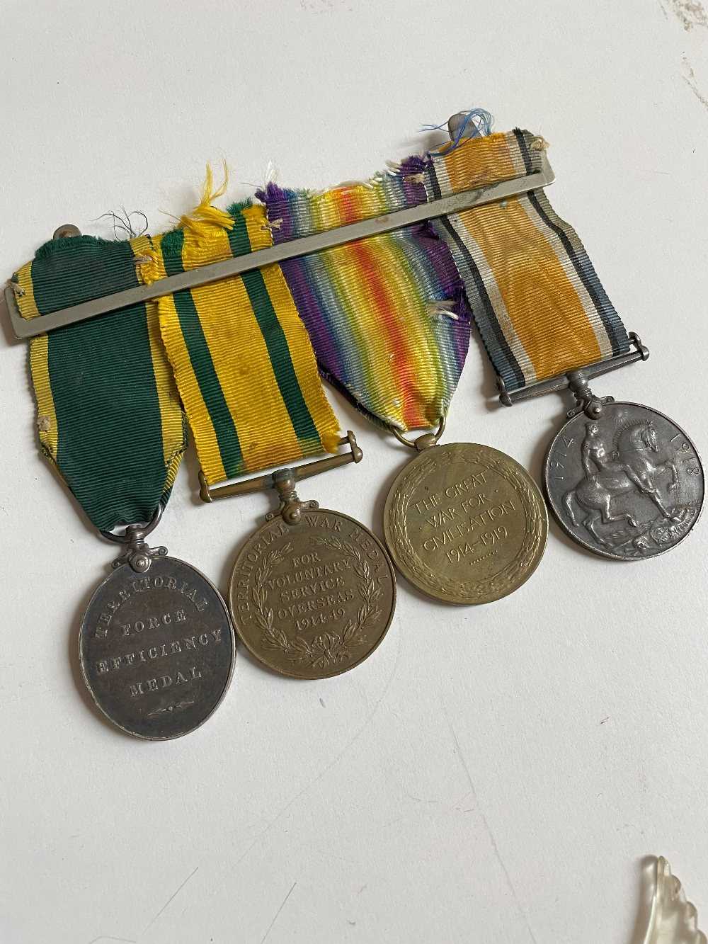 THE MILITARY CLUB HOUSE: ASSORTED MILITARY & OTHER MEDALS, including Great War group of four to B. - Image 2 of 7
