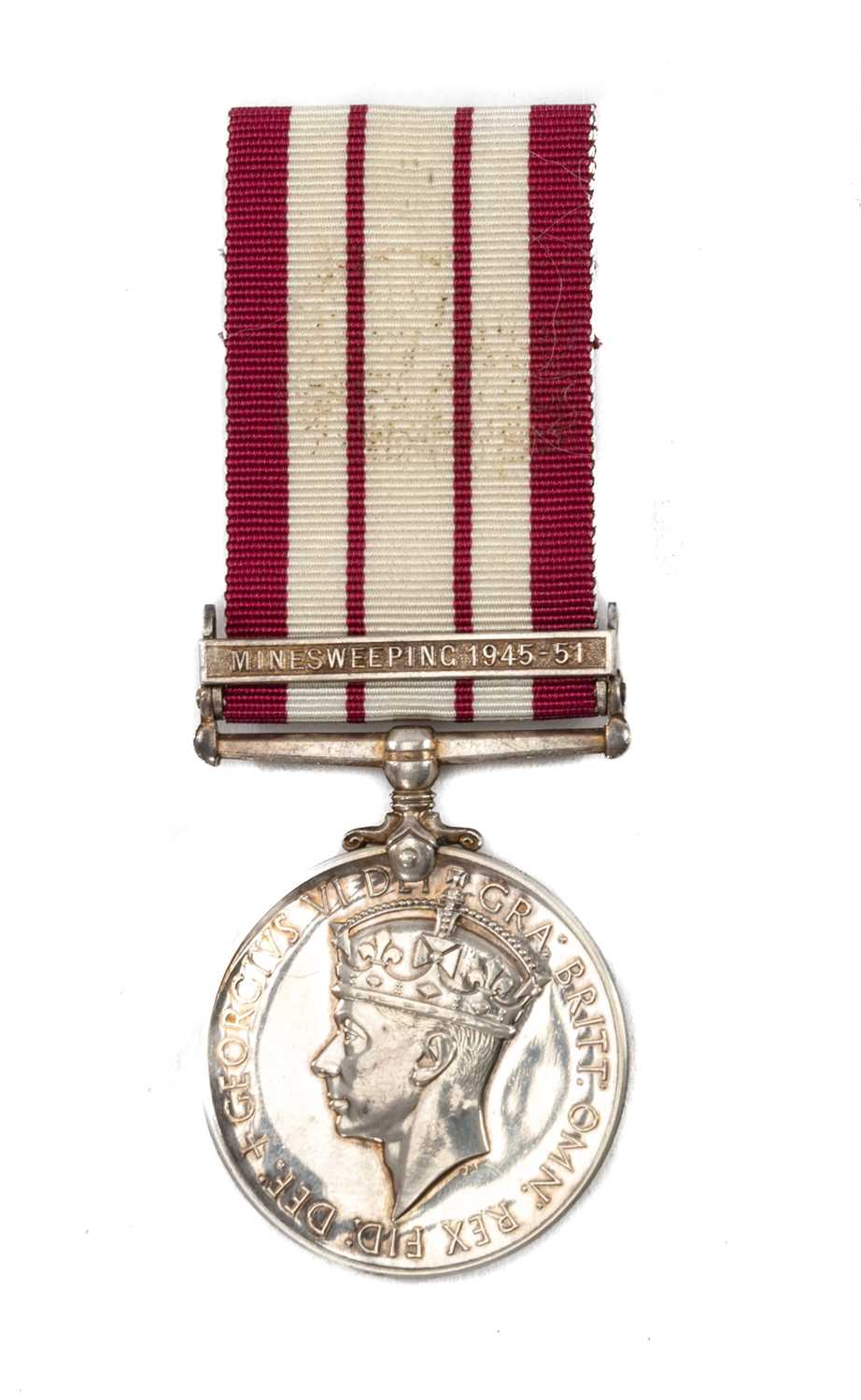 THE MILITARY CLUB HOUSE: GEORGE VI NAVAL GENERAL SERVICE MEDAL, with Minesweeping 1945-51 clasp,