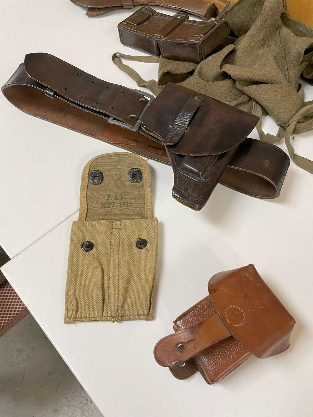 THE MILITARY CLUB HOUSE: VINTAGE BRITISH ARMY UNIFORM ITEMS & BELTS including belt with 48 - Image 19 of 27