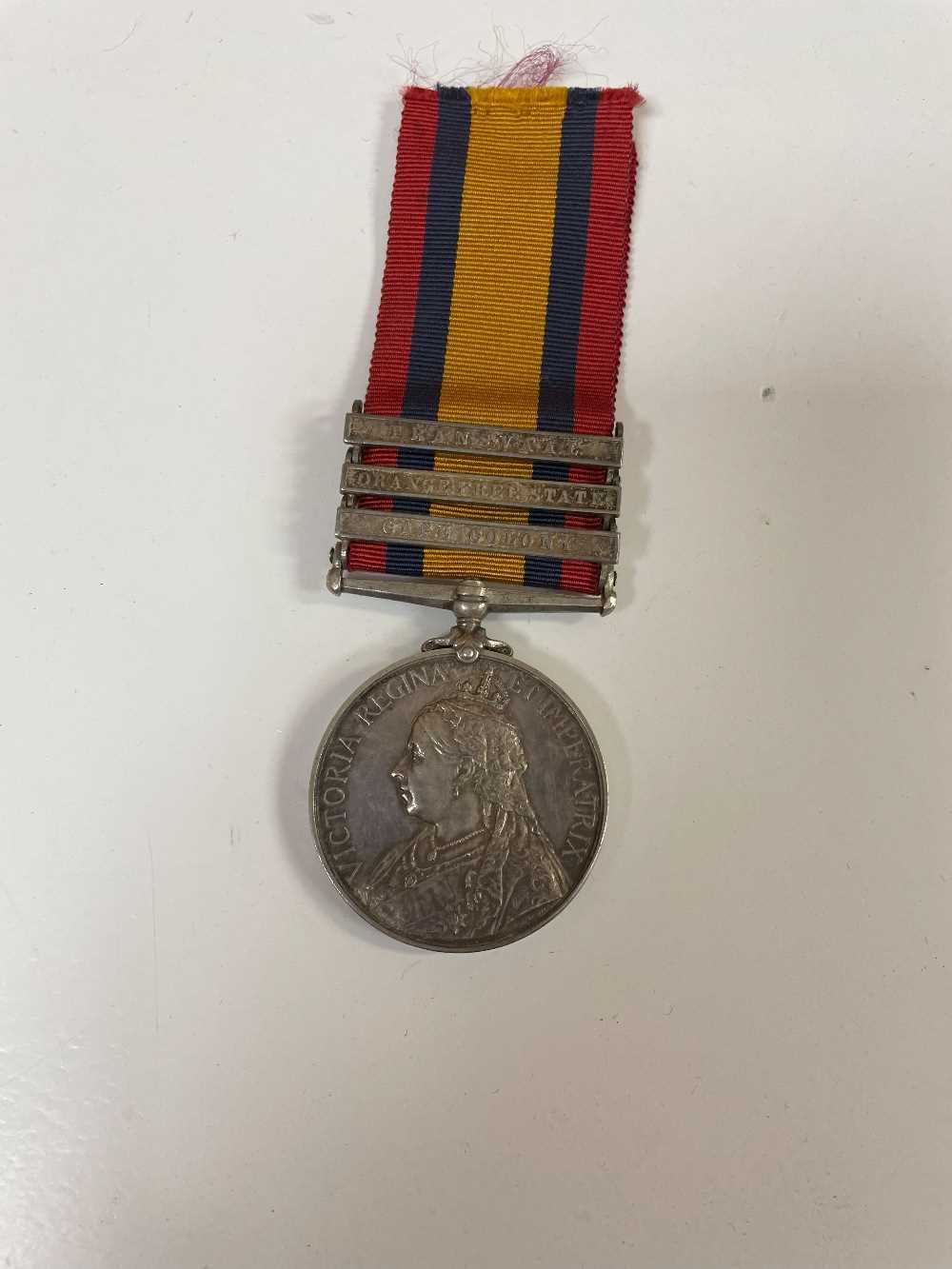 THE MILITARY CLUB HOUSE: BOER WAR MEDAL PAIR, to Pte. W. Bateman, S. Wales Borderers, comprising - Image 2 of 12