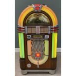 THE FILM & MUSIC CLUB HOUSE: WURLITZER JUKEBOX REPRODUCTION COMPACT DISK PLAYER, model OMTCD-