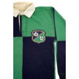 THE RUGBY CLUB HOUSE: 1959 SCOTLAND & IRELAND COMBINED JERSEY MATCH WORN BY TONY O'REILLY ONE OF