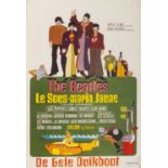 THE FILM & MUSIC CLUB HOUSE: THE BEATLES FRENCH LOBBY POSTER with illustrations by Heinz Edelmann