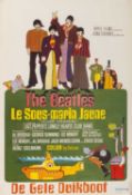 THE FILM & MUSIC CLUB HOUSE: THE BEATLES FRENCH LOBBY POSTER with illustrations by Heinz Edelmann