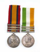 THE MILITARY CLUB HOUSE: BOER WAR MEDAL PAIR, to Pte. W. Bateman, S. Wales Borderers, comprising