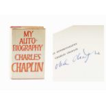 THE FILM & MUSIC CLUB HOUSE: CHARLES CHAPLIN My Autobiography - hardback book, signed by Charlie