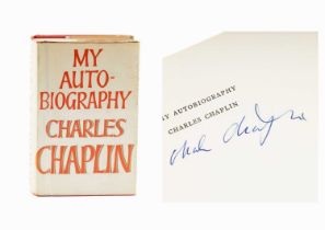 THE FILM & MUSIC CLUB HOUSE: CHARLES CHAPLIN My Autobiography - hardback book, signed by Charlie