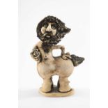 THE RUGBY CLUB HOUSE: GROGG CARICATURE OF A CENTAUR BY JOHN HUGHES standing on titled base,